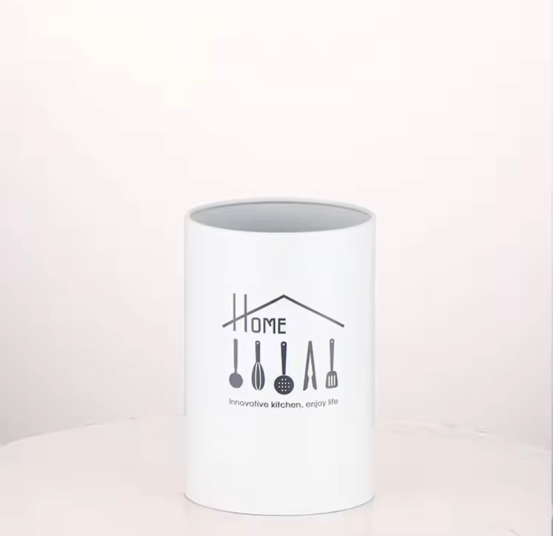 Metal Design Chopstick Holder, Creative Kitchen Tableware Spoon Holder, Chopstick Storage Barrel Metal Design Chopstick Holder, Creative Kitchen Tableware Spoon Holder, Chopstick Storage Barrel